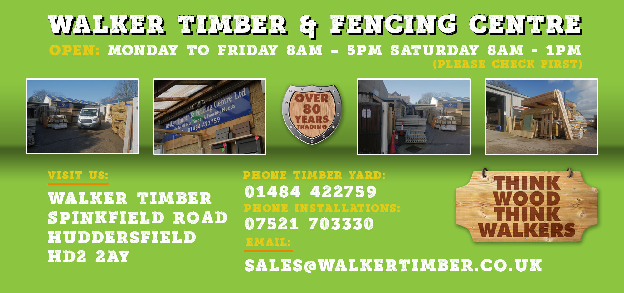 walker timber opening times